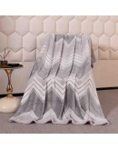 Patura microfibra zig-zag