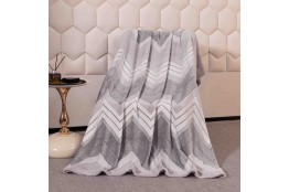 Patura microfibra zig-zag 