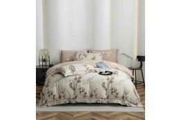 Set lenjerie finet, 6 piese, bej si roz pudra