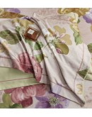 Set lenjerie finet, 6 piese, verde si roz pudra