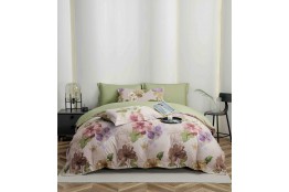 Set lenjerie finet, 6 piese, verde si roz pudra