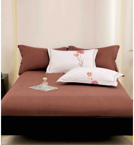 Set lenjerie finet, 6 piese, maro si roz pudra